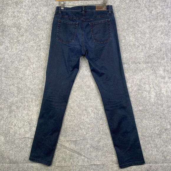 Bogner Women's Jeans Dark Blue Loose Fit High Rise Straight Leg Size US-10 Denim - Picture 7 of 12